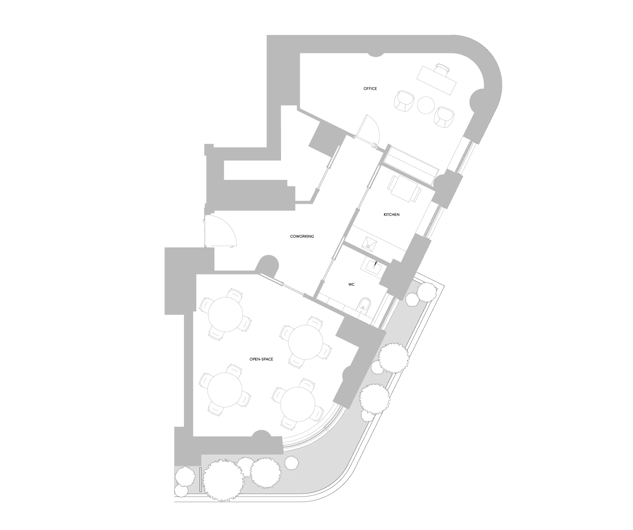 FLOOR 00 AMENITIES CO-WORKING  & OFFICE