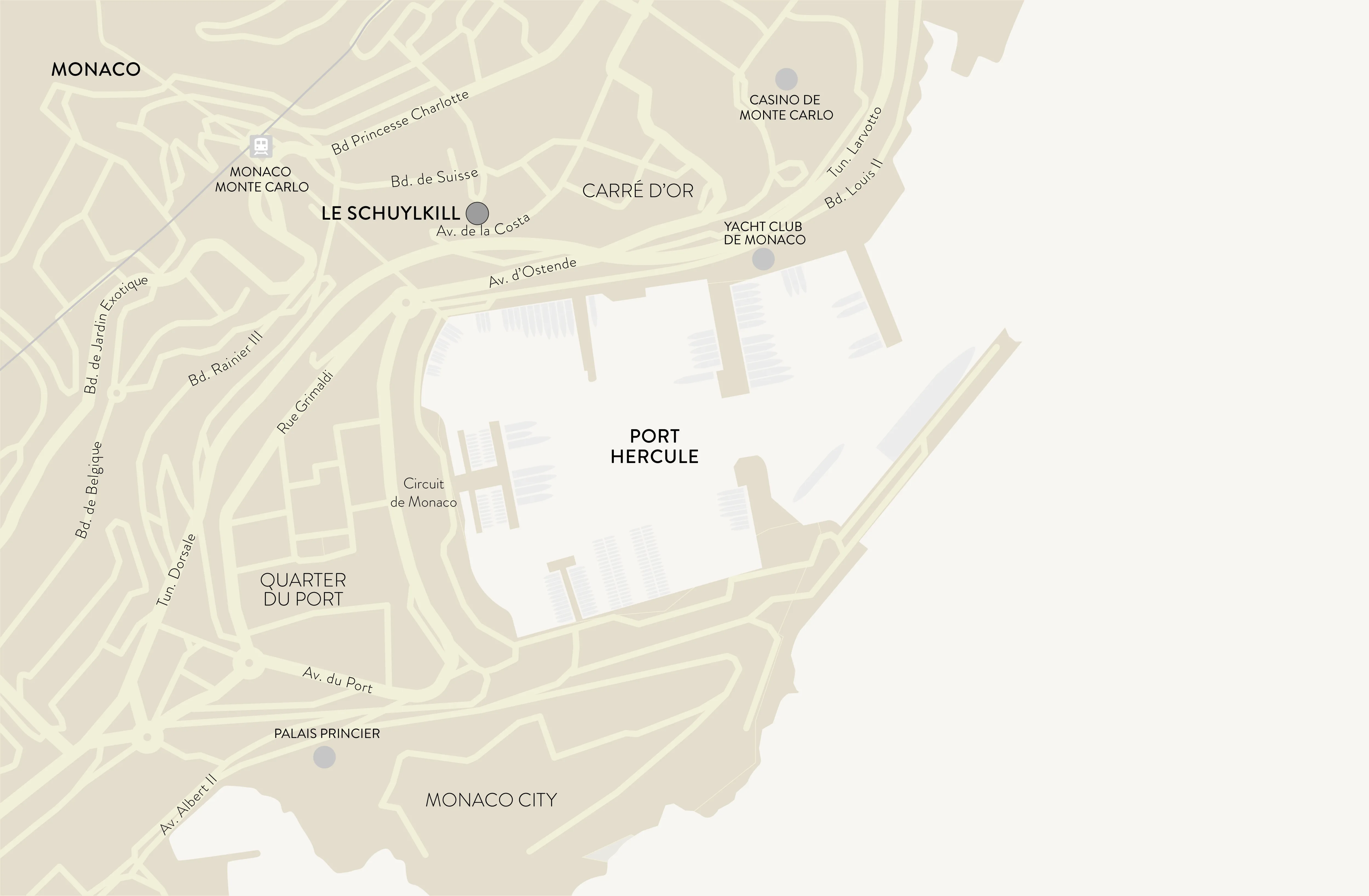 Le Schuylkill - Map